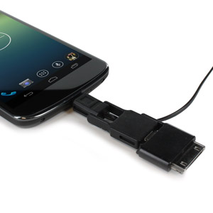 Câble de synchronisation et de charge OneCable pour Apple Lightning, Apple 30 Pin et Micro USB3