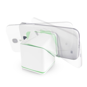 CUBE Universal Car and Desk Smartphone Holder - White