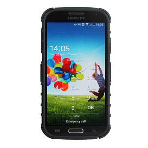 ArmourDillo Hybrid Protective Case for Samsung Galaxy S4 - Black