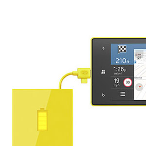 Nokia Universal Portable Micro USB Charger CR-18 - Yellow
