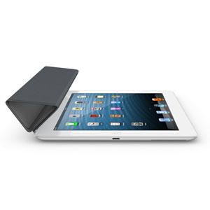 Smart Cover iPad Apple Cuir - Gris foncé