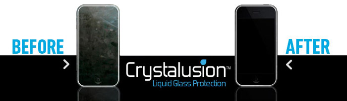 Protection d'écran en Verre Liquide Crystalusion