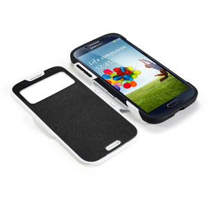 Slim Armor View Case for Galaxy S4 - infinity white