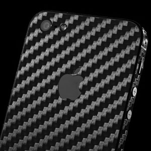 dbrand Textured Back and Frame Cover Skin for iPhone 5 - Carbon Fibre