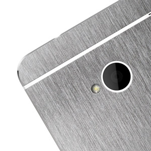 Protection adhésive HTC One dbrand Textured avant et arrière ? Titanium