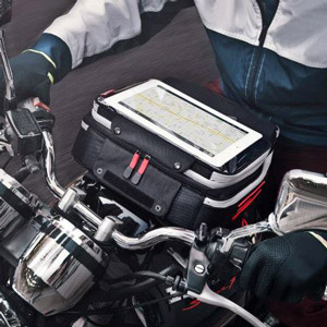 Funda estilo mochila universal para motocicletas Capdase MKeepe motocicletas- Tano 265A - Negra
