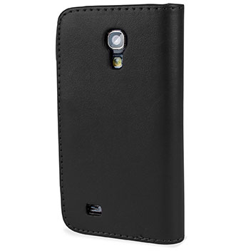 Housse Samsung Galaxy S4 Mini Portefeuille Style cuir - Noire