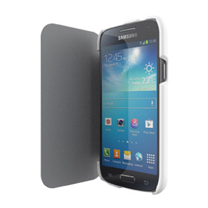 Coque Samsung Galaxy S4 Mini Tech21 Impact Snap avec rabat intégré - Blanche