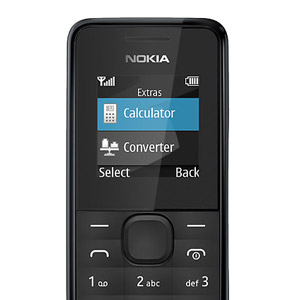 Sim Free Nokia 105 - Black