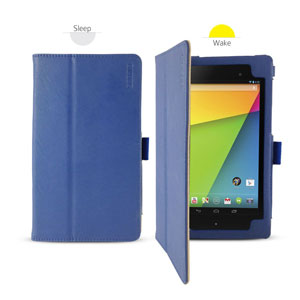 Sonivo Leather Style Case for Google Nexus 7 2 - Blue