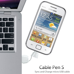 Stylus et cable - Xoopar 3 en 1 Cable Pen 