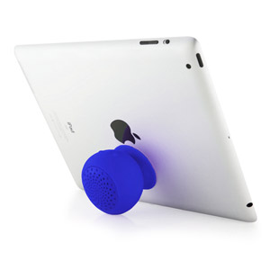 Gum Rock Bluetooth Portable Suction Speaker Stand - Blue