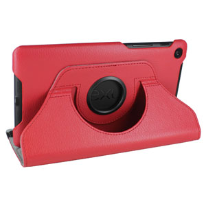 Leather Style Rotating Case for Google Nexus 7 - Brown
