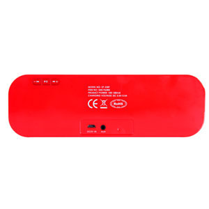 Enceinte Portable STK Bluetooth Stéréo - Rouge