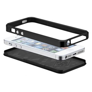 Case-Mate Brushed Aluminium for iPhone 5S/5 - Black