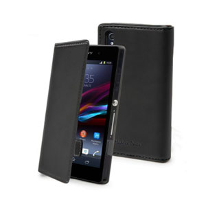 Muvit Sony Xperia Z1 Stick 'N' Stand Case - Black