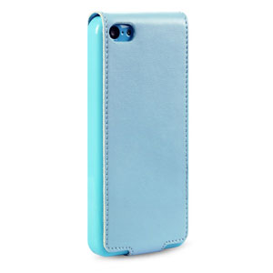 Premium Flip Case For IPhone 5C - Blue