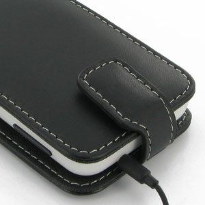 PDair Leather Flip Case for LG G2 - Black