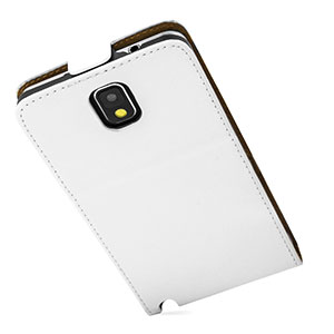 Flip Case and Stand for Samsung Galaxy Note 3 - White