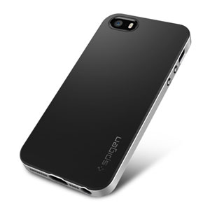 Coque iPhone 5S / 5 Spigen SGP Neo Hybrid - Argent satiné
