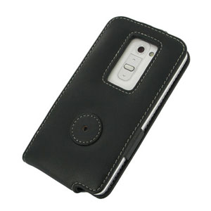 PDair Leather FlipCase for LG G2 - Black