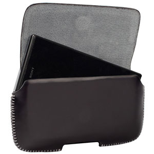 Krusell Hector 4XL Leather Pouch Case - Black