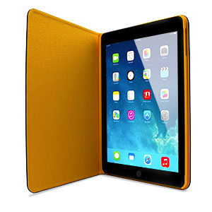 L.LA Case and Stand for iPad Air - Black / Gold