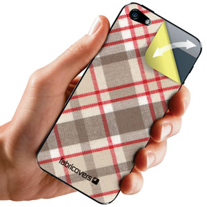 Protection adhésive iPhone 5S / 5 Fabricovers 100% Coton – Nisha G20