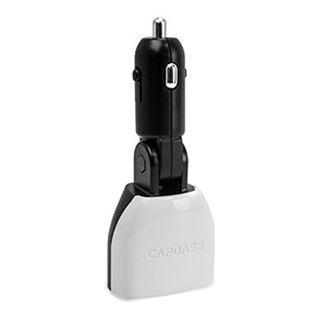 Chargeur et Indicateur Batterie Dual USB pour Voiture Capdase T2