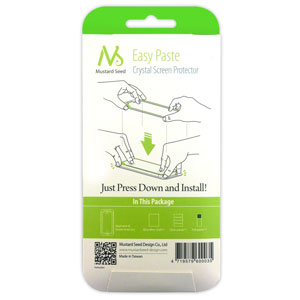 Mustard Seed Easy Paste Crystal Screen Protector for iPhone 5S / 5