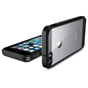 Coque iPhone 5S / 5 Spigen SGP Ultra hybrid – Noire