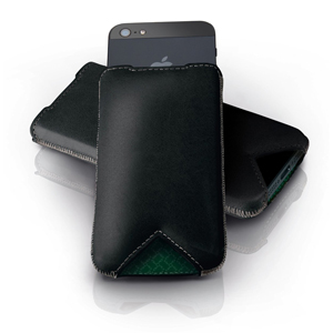 VAD Superior Leather Comfort Jacket for iPhone 5S /  5 - Black