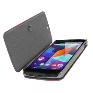 Leather Style Wallet Stand Case For Google Nexus 5 - Purple