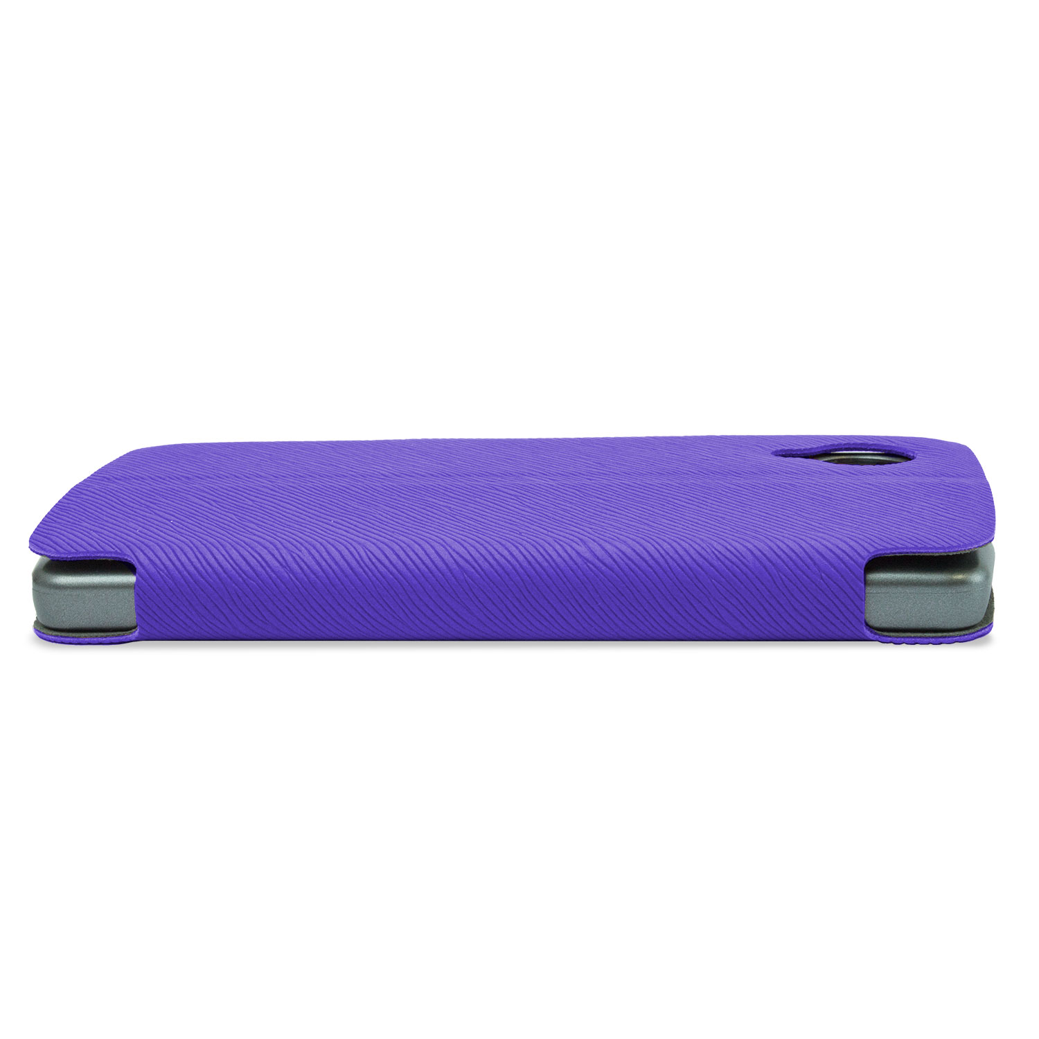 Leather Style Wallet Stand Case For Google Nexus 5 - Purple