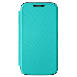 Flip Cover Officielle Motorola Moto G - Turquoise vue sur haut parleur