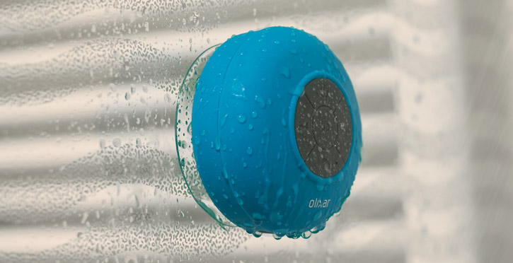 Olixar AquaFonik Bluetooth Shower Speaker - Blue