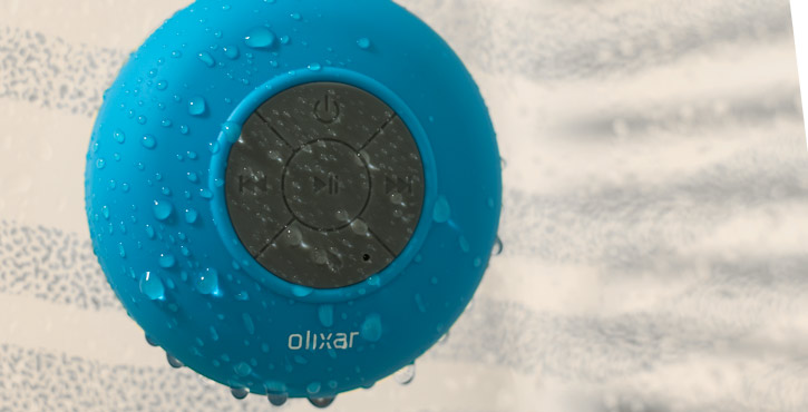 Enceinte de douche Olixar AquaFonik bluetooth - Bleue