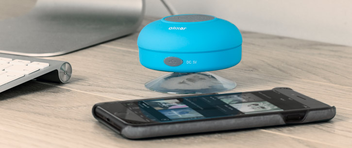 Enceinte de douche Olixar AquaFonik bluetooth - Bleue