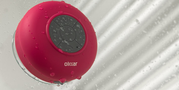 Olixar AquaFonik Bluetooth Shower Speaker - Pink