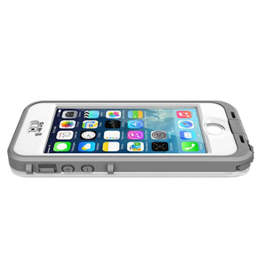 LifeProof Nuud Case for iPhone 5S - White / Grey