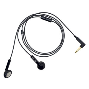 Happy Plugs EarBud Earphones with Hands Free Microphone - Black