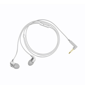 Ecouteurs intra-auriculaires Happy Plugs EarBud Deluxe Edition- Argent