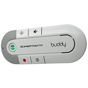 SuperTooth Buddy Bluetooth v2.1 Hands-free Visor Car Kit - White