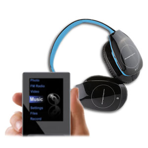 Auriculares Estéreo Bluetooth SuperTooth Freedom - Azul / Negros