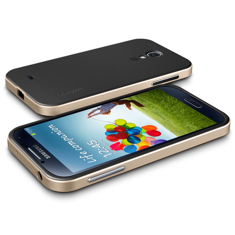 Funda Samsung Galaxy S4 Neo Hybrid de Spigen - Color champán