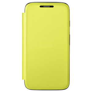 Official Motorola Moto G Flip Cover - Yellow