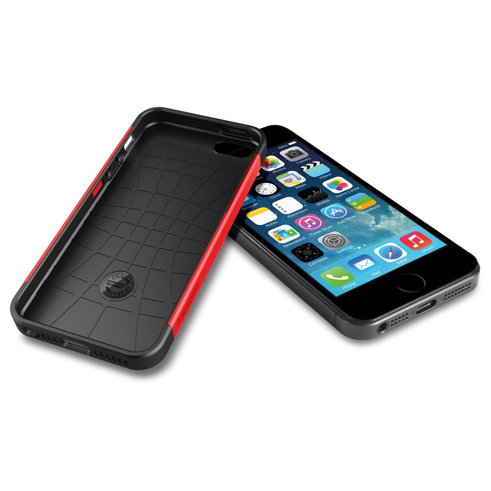 Slim Armor S View Case for iPhone 5 - Red