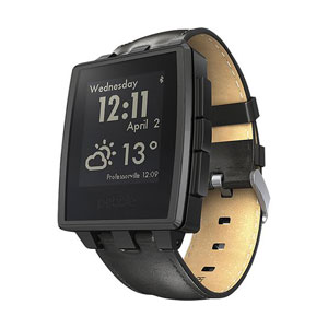 Pebble Steel Smartwatch for iOS & Android Devices - Black Matte