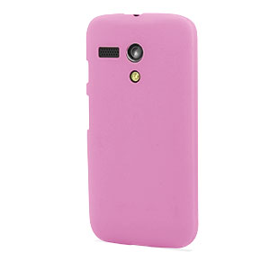 Translucent Shell Cover for Motorola Moto G - Pink