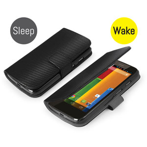 Orzly Wallet & Stand Case for iPhone 5S / 5 - Black